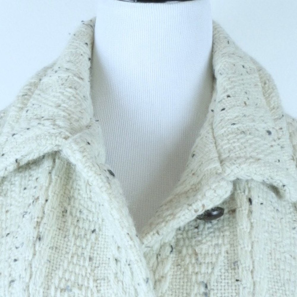 WEAVE OF THE IRISH ARAN Jacket HAND CRAFTED M - Picture 3 of 8